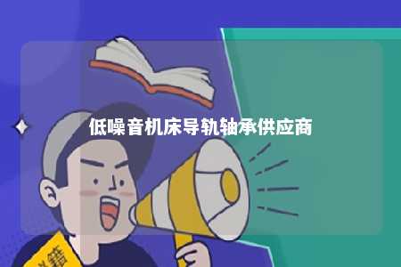 低噪音机床导轨轴承供应商 